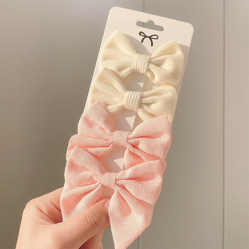 Baby Girl Hair Bows (4 pcs)